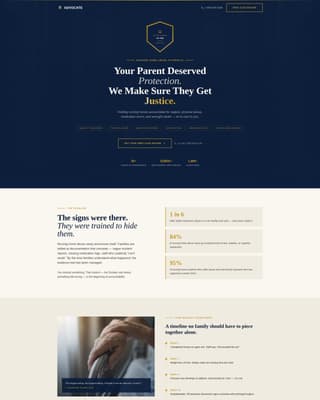 Advocate - Trusted Injury Landing Page Template