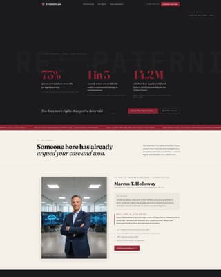 Establish - Authoritative Paternity Landing Page Template