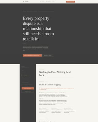 Accord - Trusted Mediation Landing Page Template
