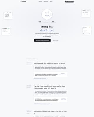 Counsel - Precision Startup Landing Page Template