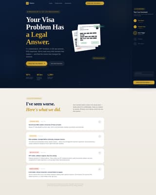 Petition - Authoritative Immigration Landing Page Template