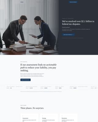 Statute - Authoritative Taxlaw Landing Page Template