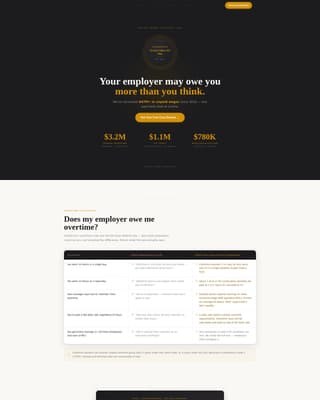 Docket - Authoritative Labor Landing Page Template