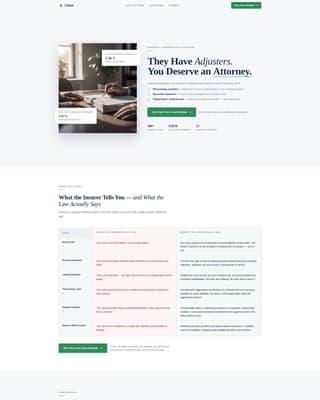 Claim - Authoritative Workerscompensation Landing Page Template
