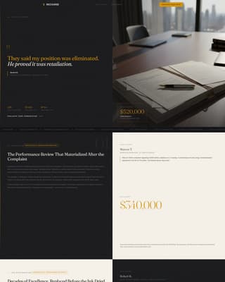 Recourse - Authoritative Wrongfultermination Landing Page Template