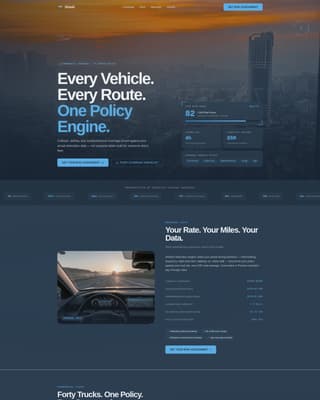 Automotive - Modern & Landing Page Template