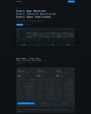 Autovault - Engineered Fleetstorage Landing Page Template