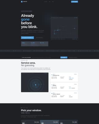 Last-Mile & Delivery Specialist Cost Calculator Website Template
