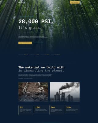 Bamboo Products & Booking Website Template