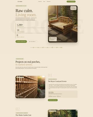 Bamboo Products & Specialist Booking Website Template