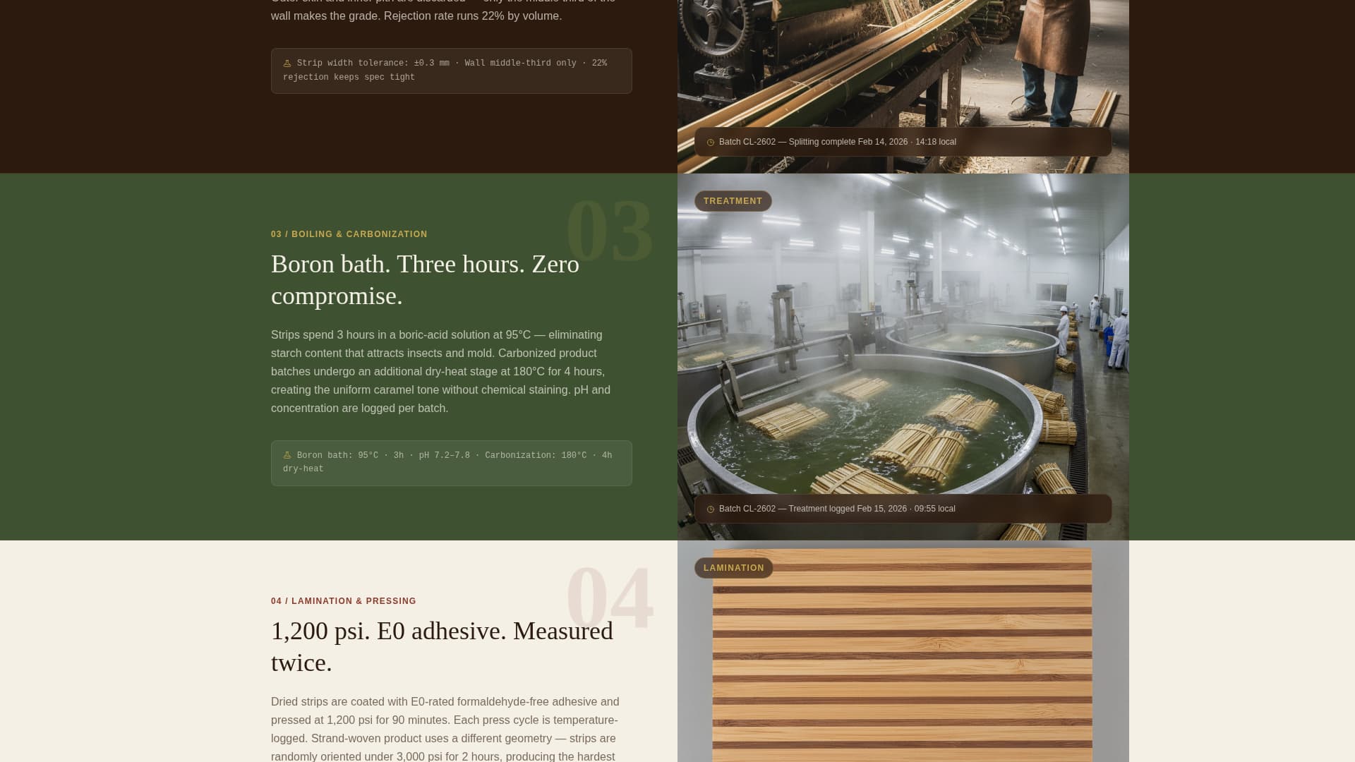 Culm — Eco-Friendly Bamboo Products Landing Page Template