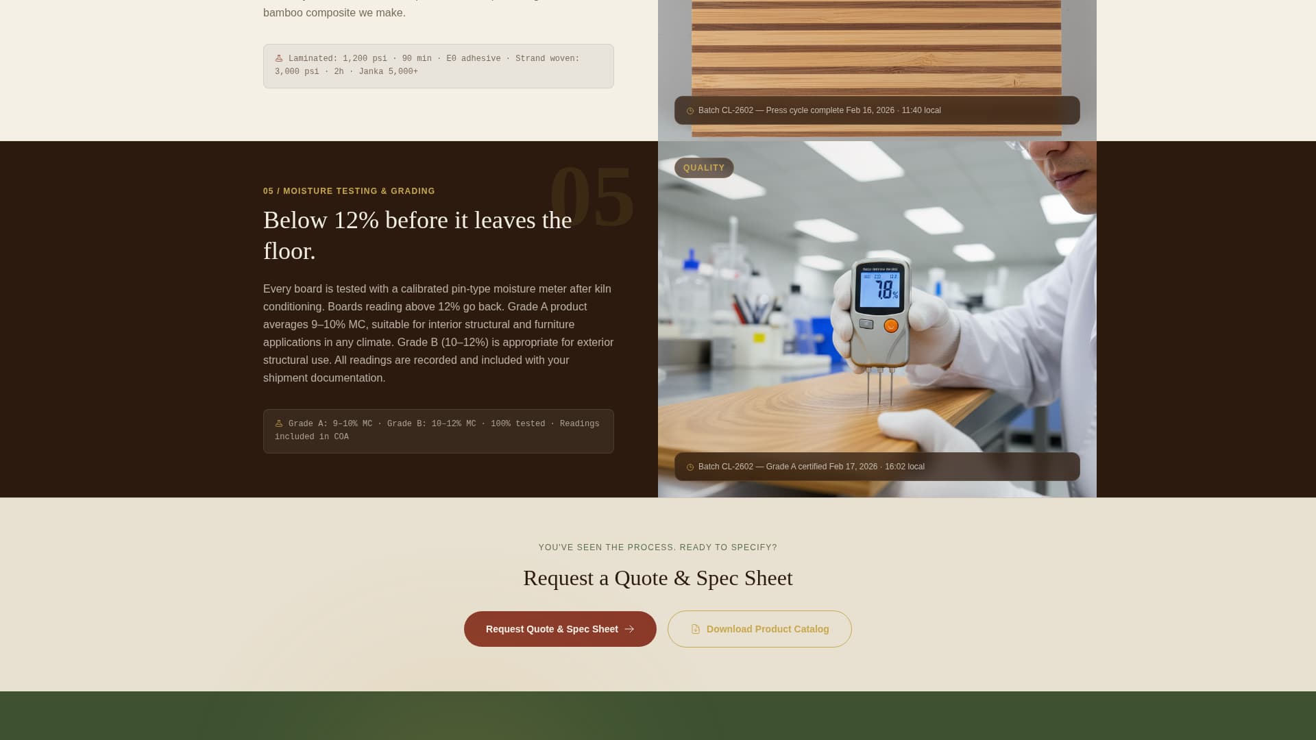 Culm — Eco-Friendly Bamboo Products Landing Page Template