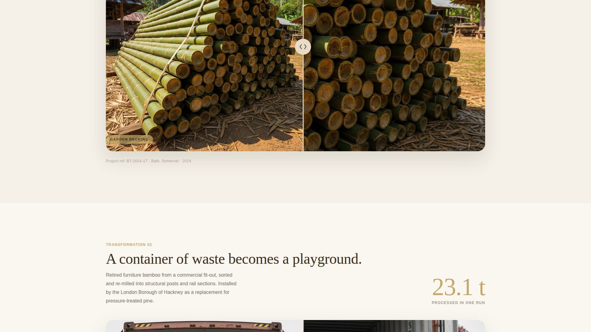 Bamboo Products & Specialist Professional Website Template