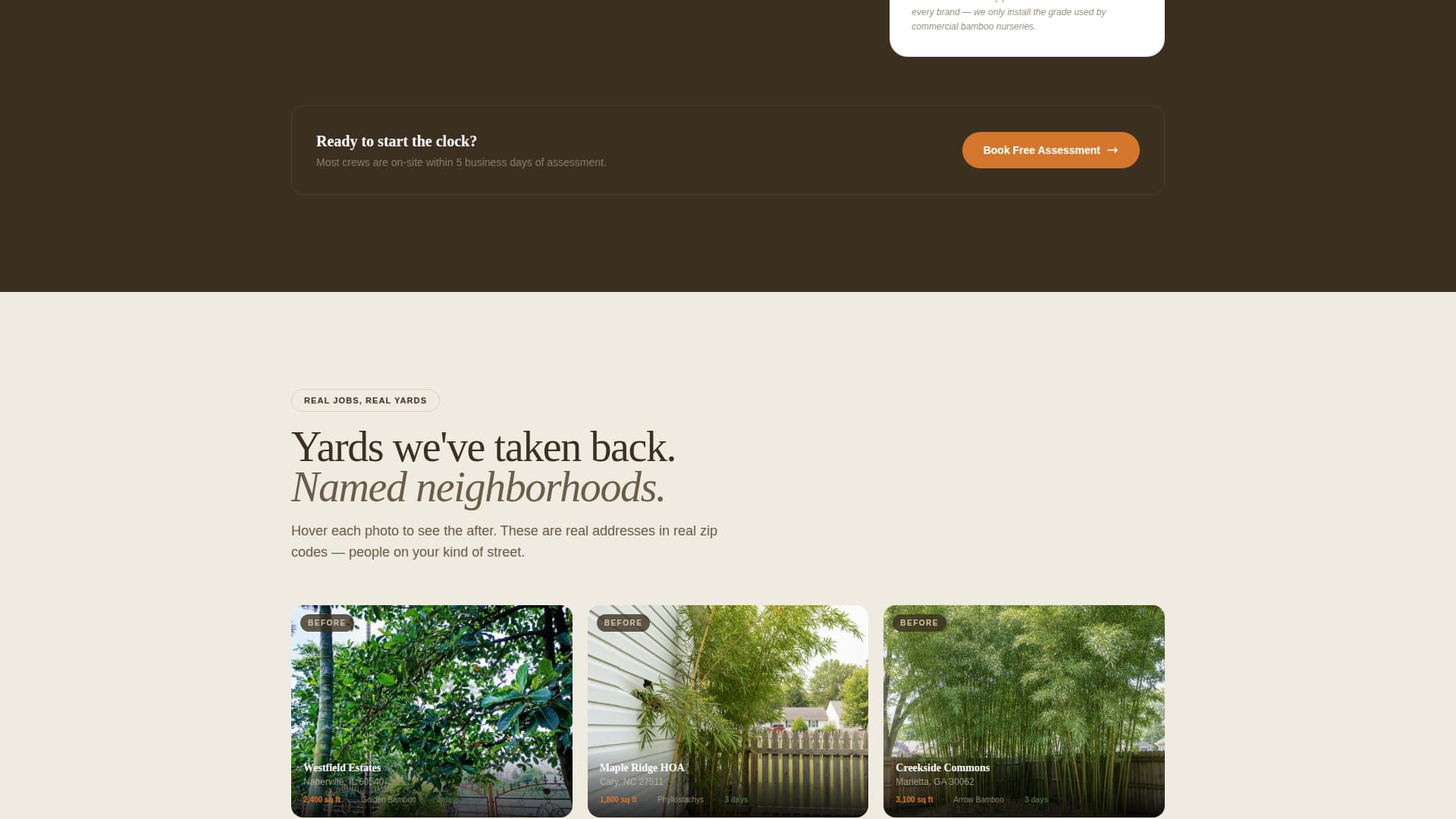 Bamboo Products & Advanced Booking Website Template