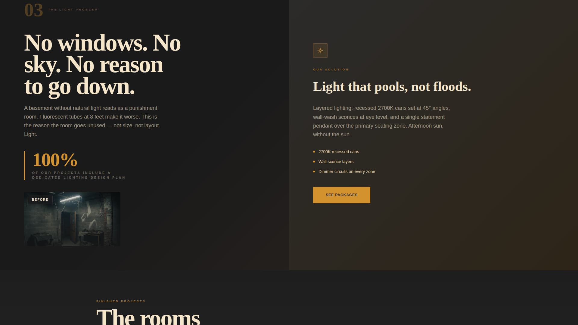 Cellar - Transformative Basementrenovation Landing Page Template