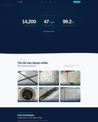 Bathroom Renovation Booking Website Template