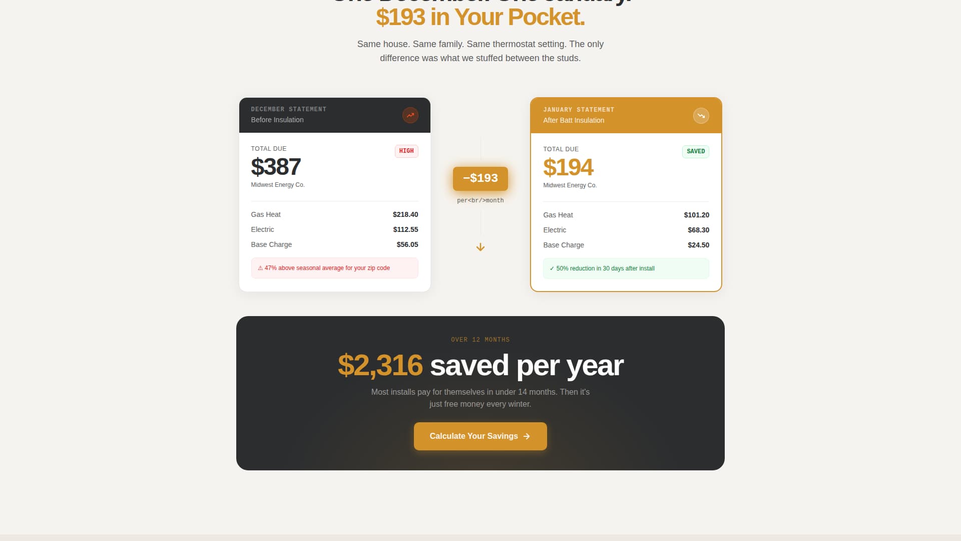 Insulate — Trusted Insulation Contractor Landing Page Template