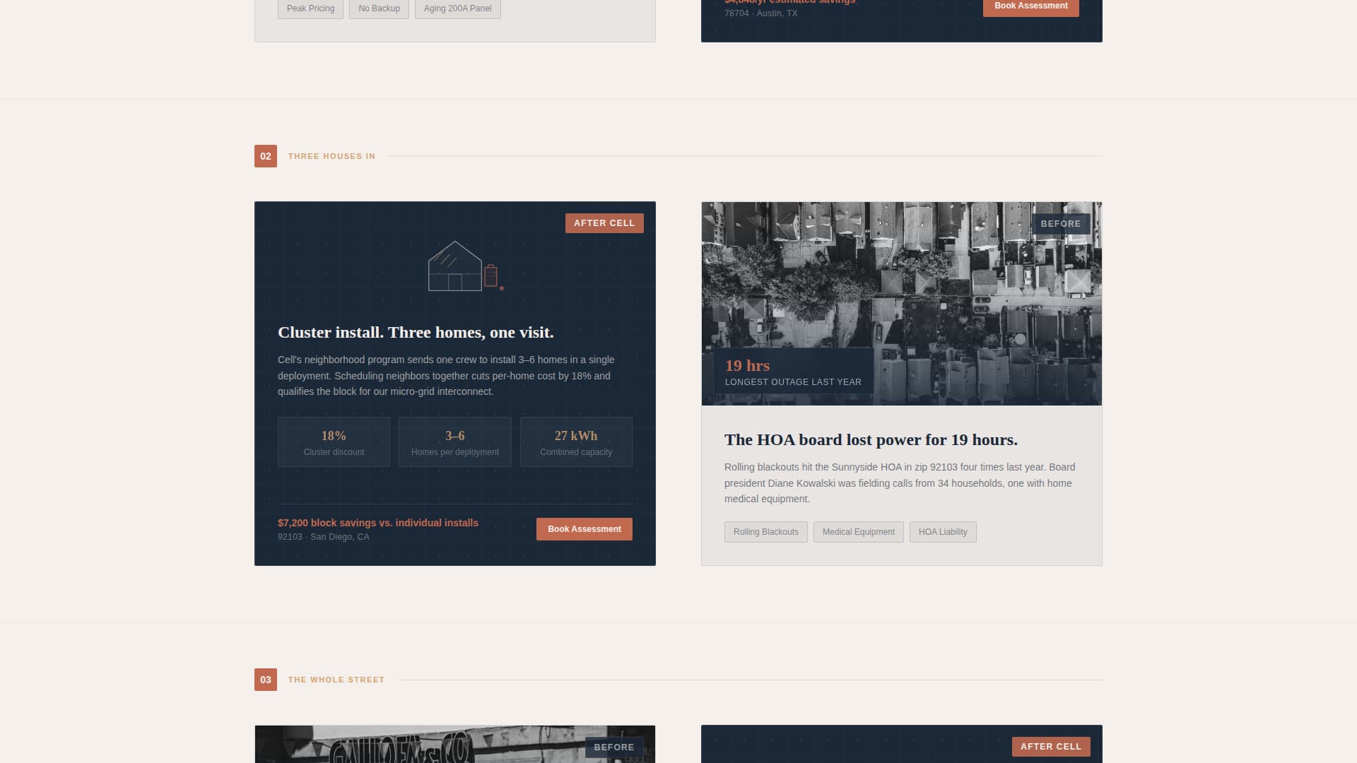 Cell - Powerful Energy Storage Landing Page Template