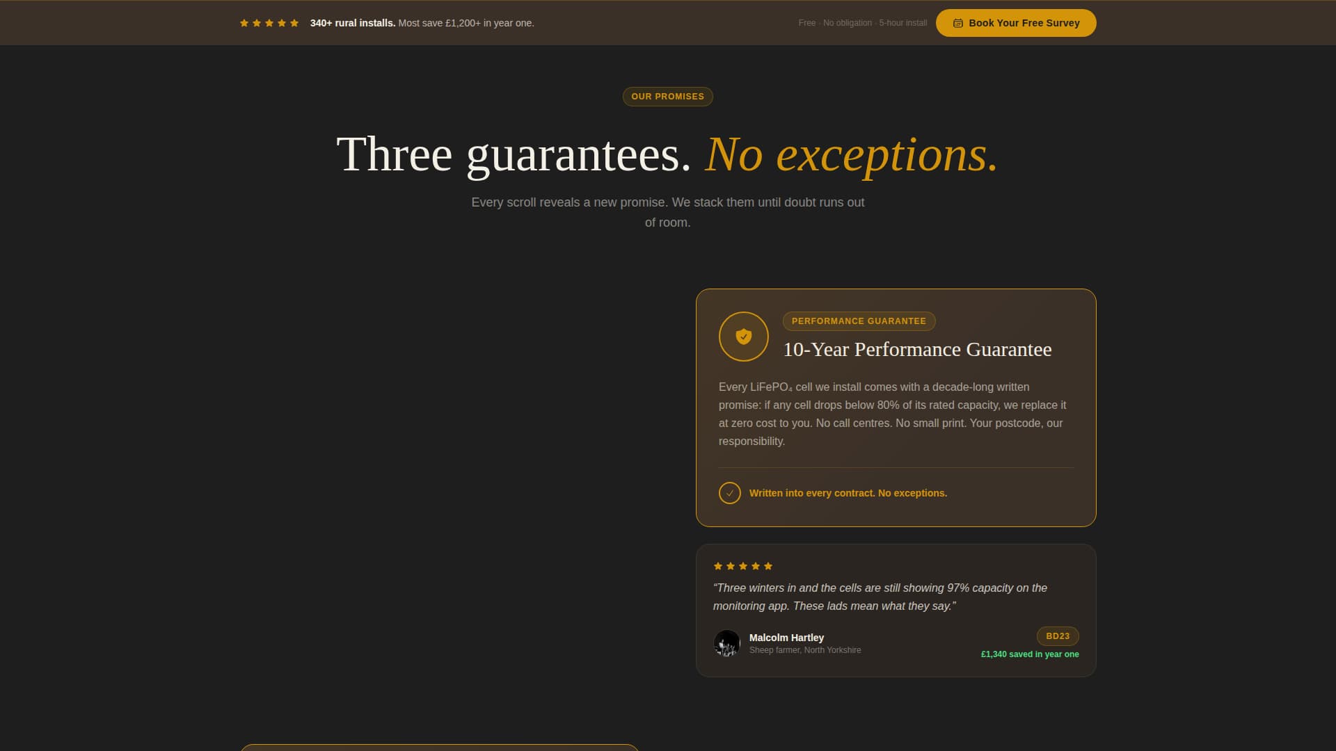 Powerhold - Trusted Battery Storage Landing Page Template