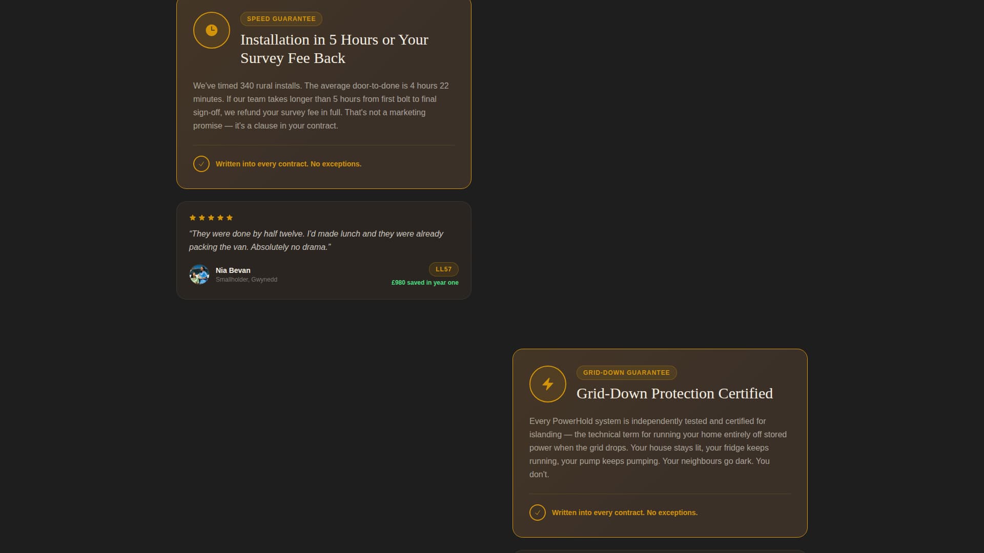 Powerhold - Trusted Battery Storage Landing Page Template