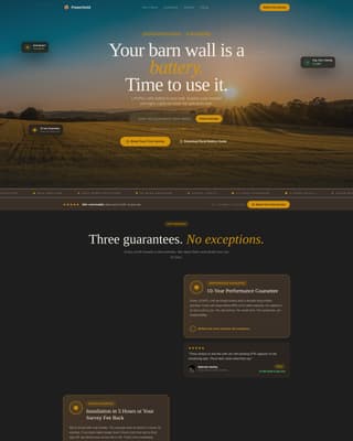 Powerhold - Trusted Battery Storage Landing Page Template