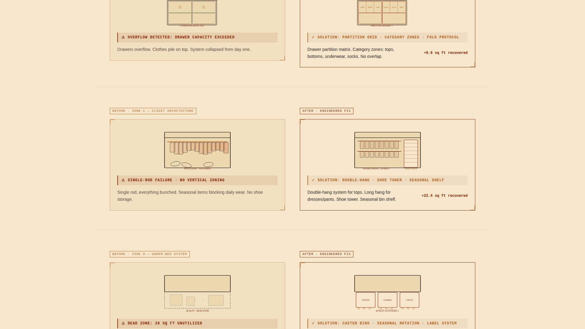 Declutter - Precision Bedroom Landing Page Template
