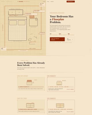Declutter - Precision Bedroom Landing Page Template