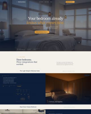 Bedroomsync - Authoritative Smart Home Landing Page Template