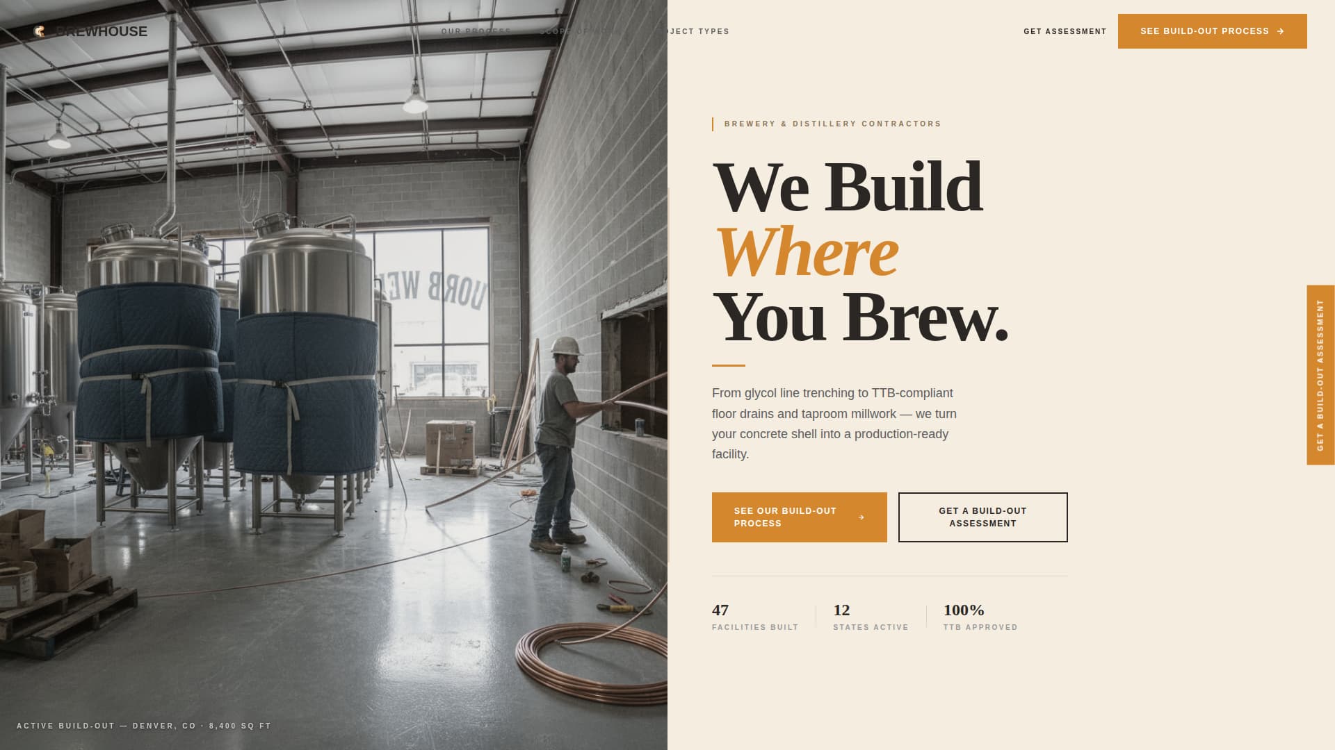 Brewhouse - Powerful Brewery Landing Page Template