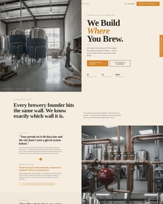 Brewhouse - Powerful Brewery Landing Page Template