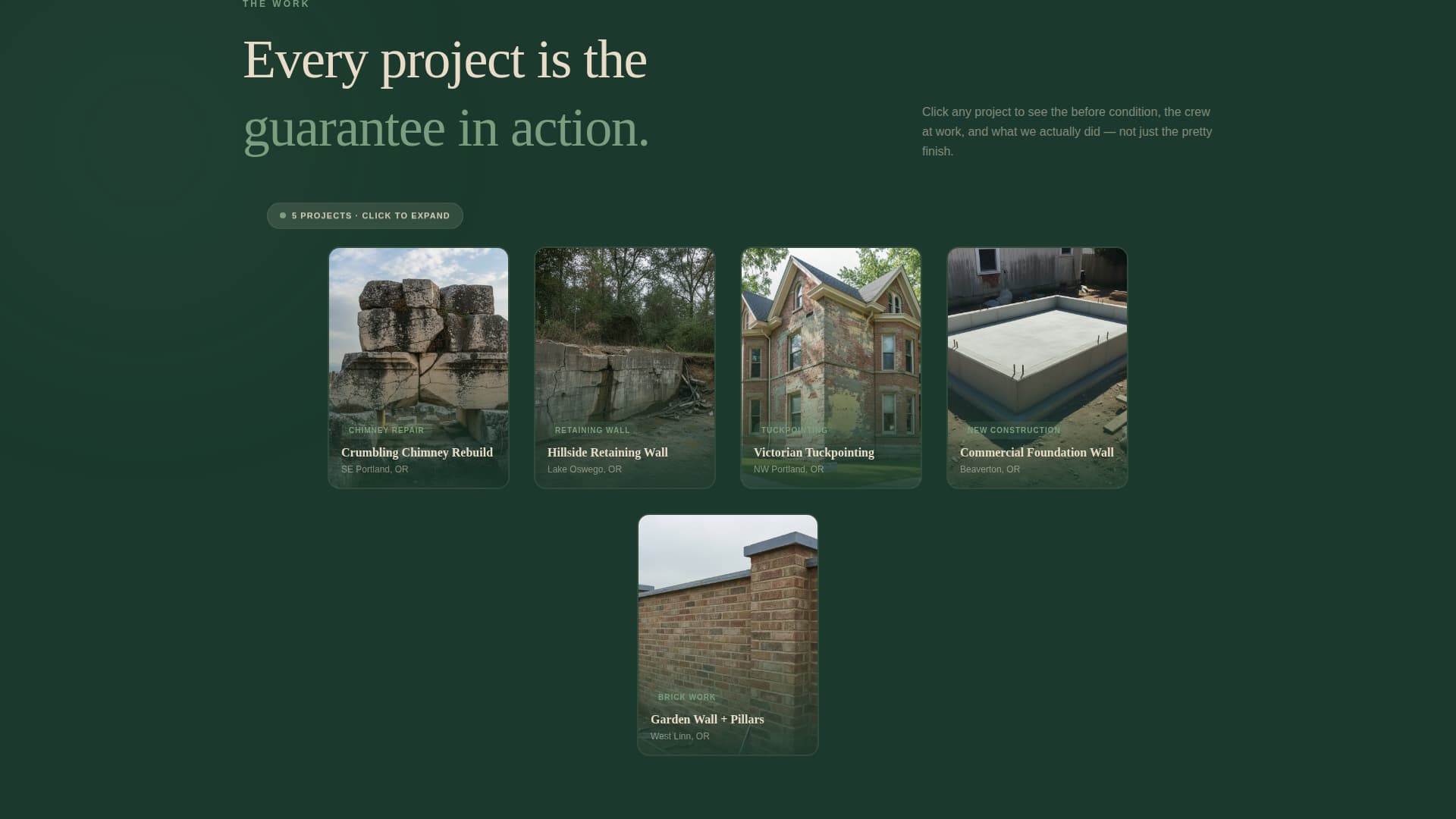 Mortar - Trusted Masonry Landing Page Template
