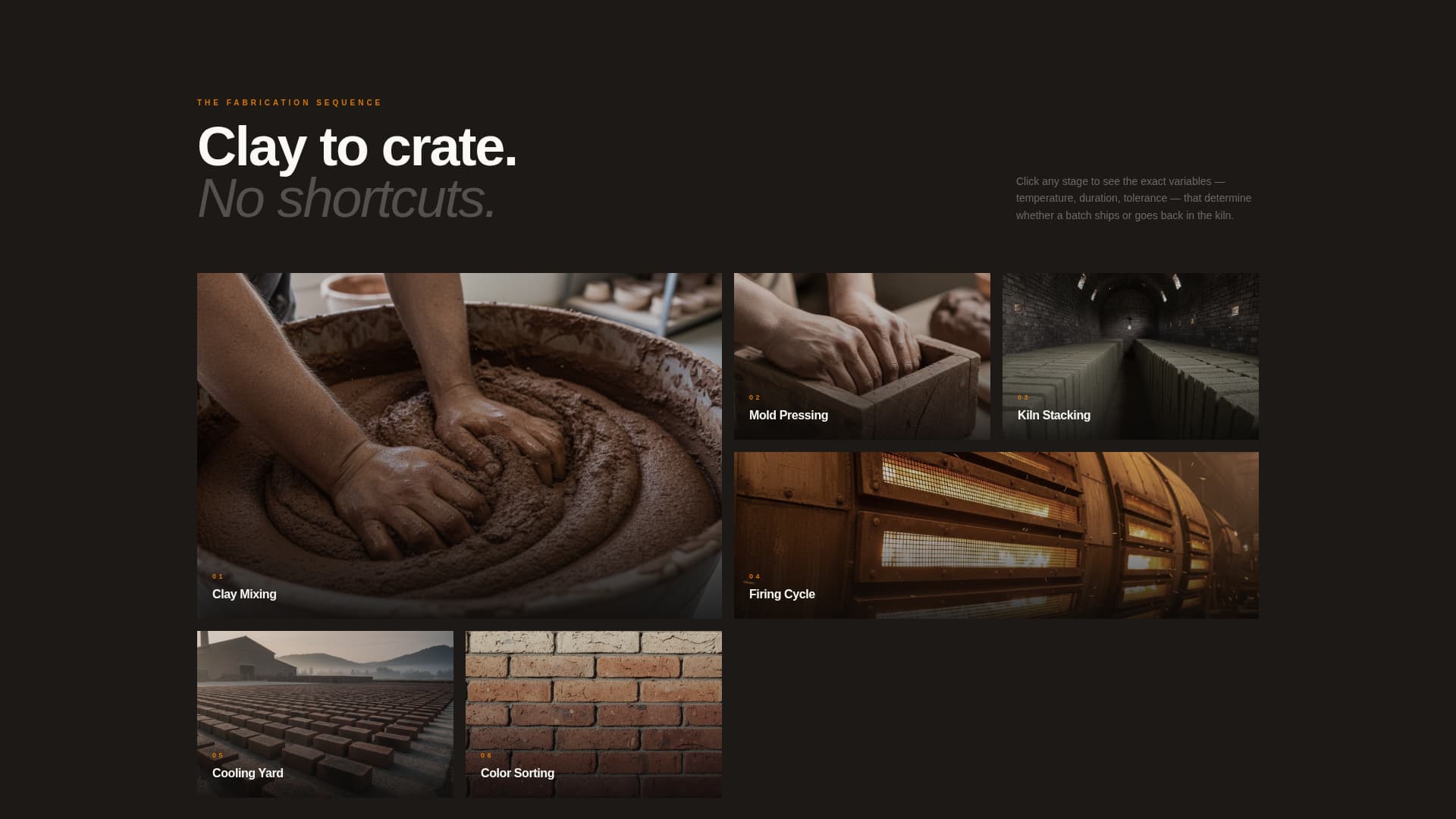 Kiln - Handcrafted Brickfabricator Landing Page Template