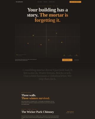 Tuckpoint - Proven Restoration Landing Page Template