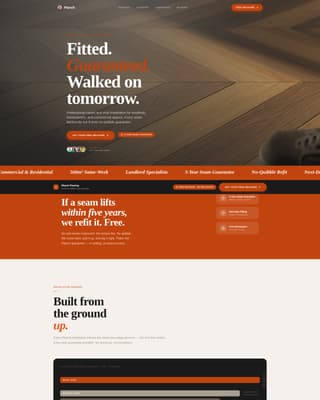 Planch - Guaranteed Flooring Landing Page Template