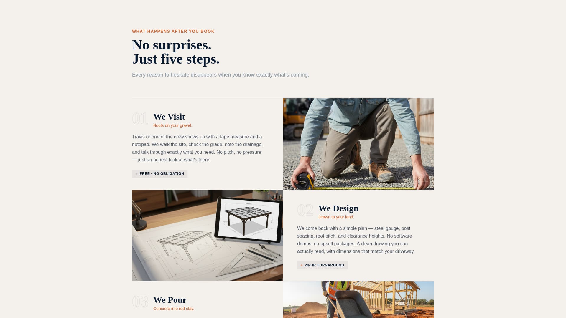 Shelter - Dependable Carport Landing Page Template