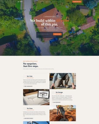 Shelter - Dependable Carport Landing Page Template
