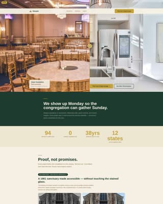 Church - Highconverting & Landing Page Template