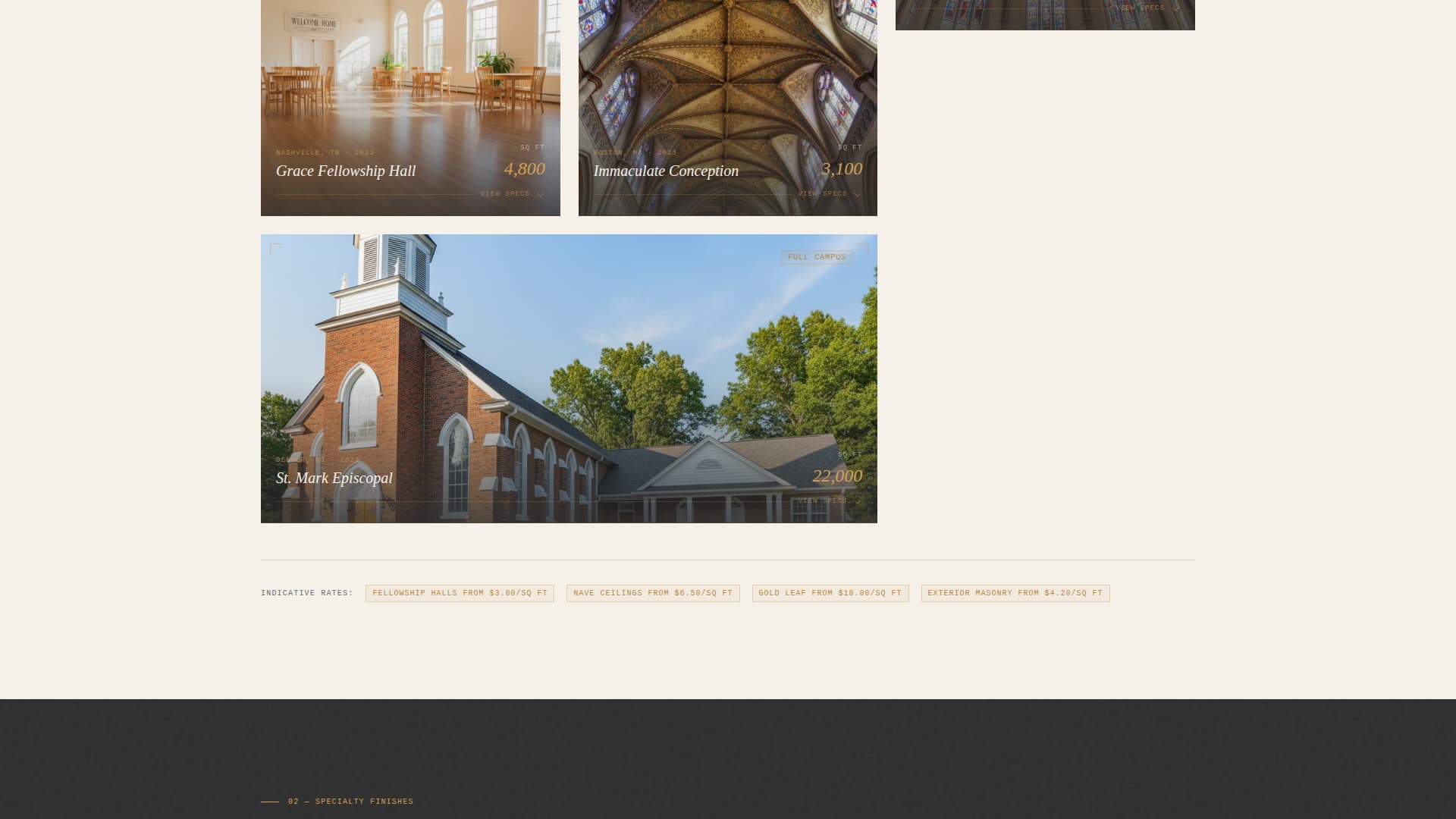 Vestry - Trusted Religiouscontractor Landing Page Template