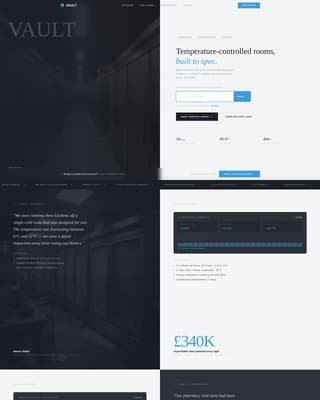 Vault - Precision Coldroom Landing Page Template