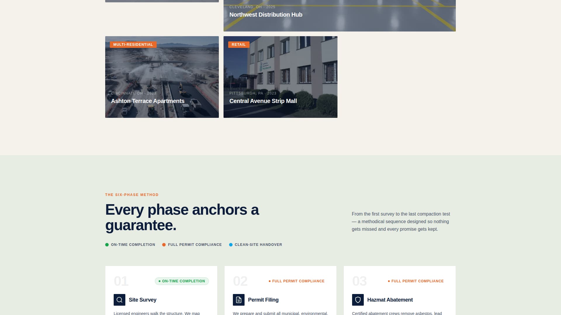 Raze - Guaranteed Demolition Landing Page Template