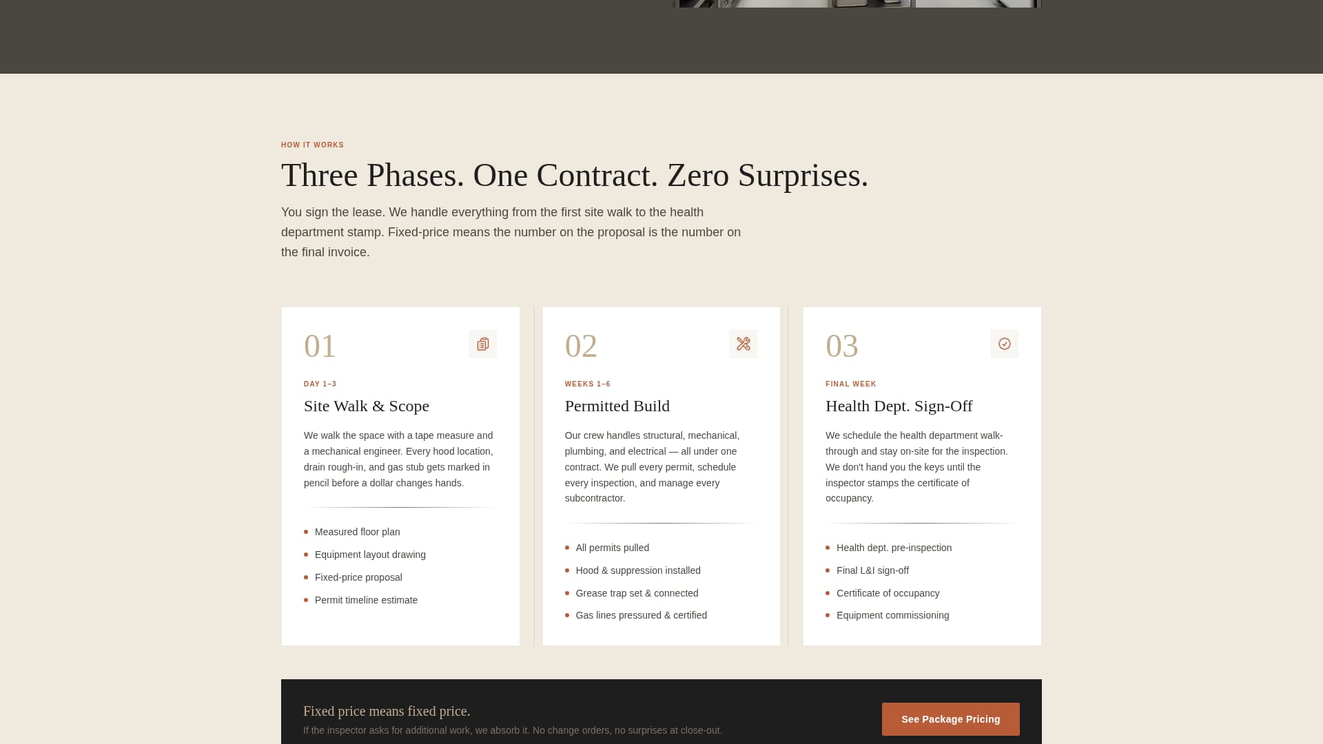 Buildout - Industrial Kitchen Landing Page Template