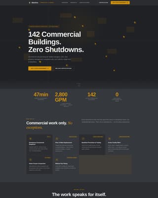 Mainline - Precision Commercialplumber Landing Page Template