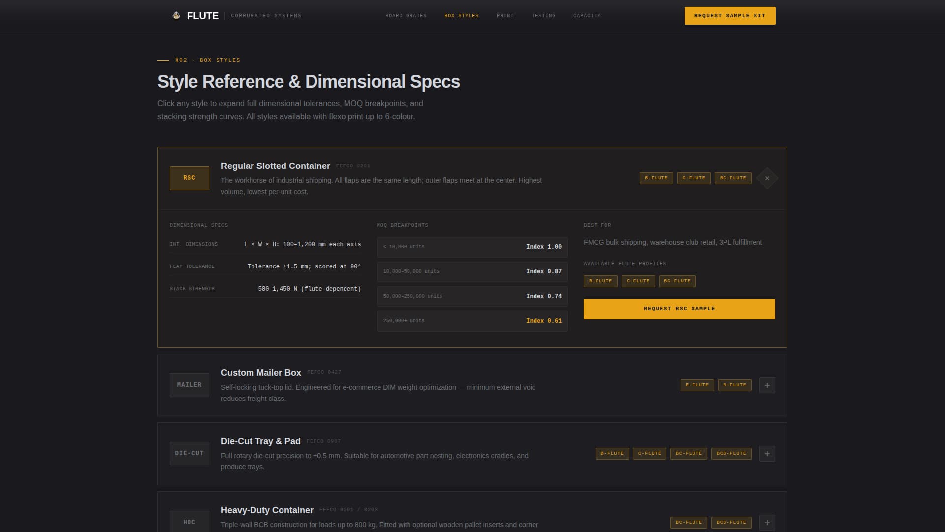 Packaging & Shipping Privacy Policy Website Template