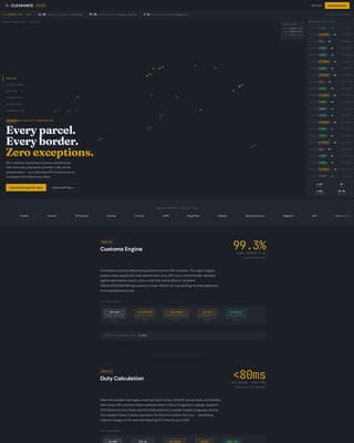 Customs & Trade Privacy Policy Website Template