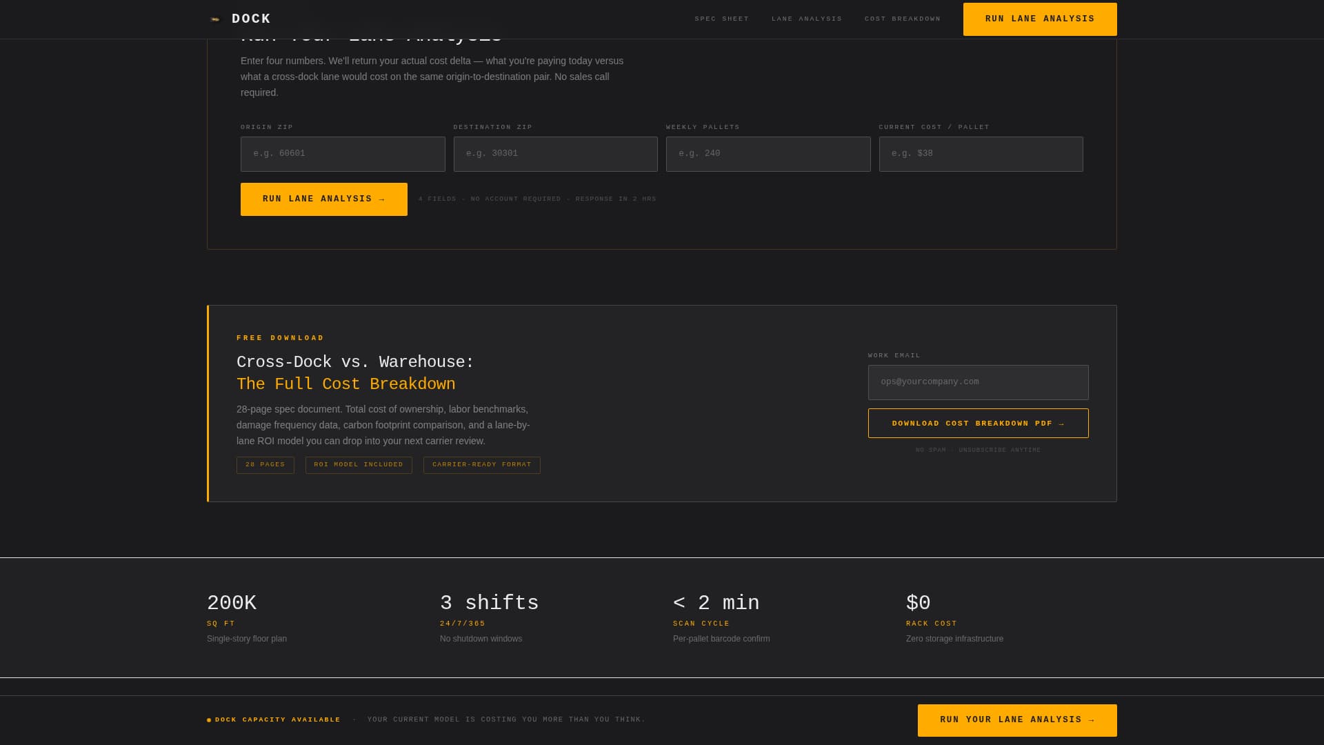 Warehouse & Distribution Professional Website Template