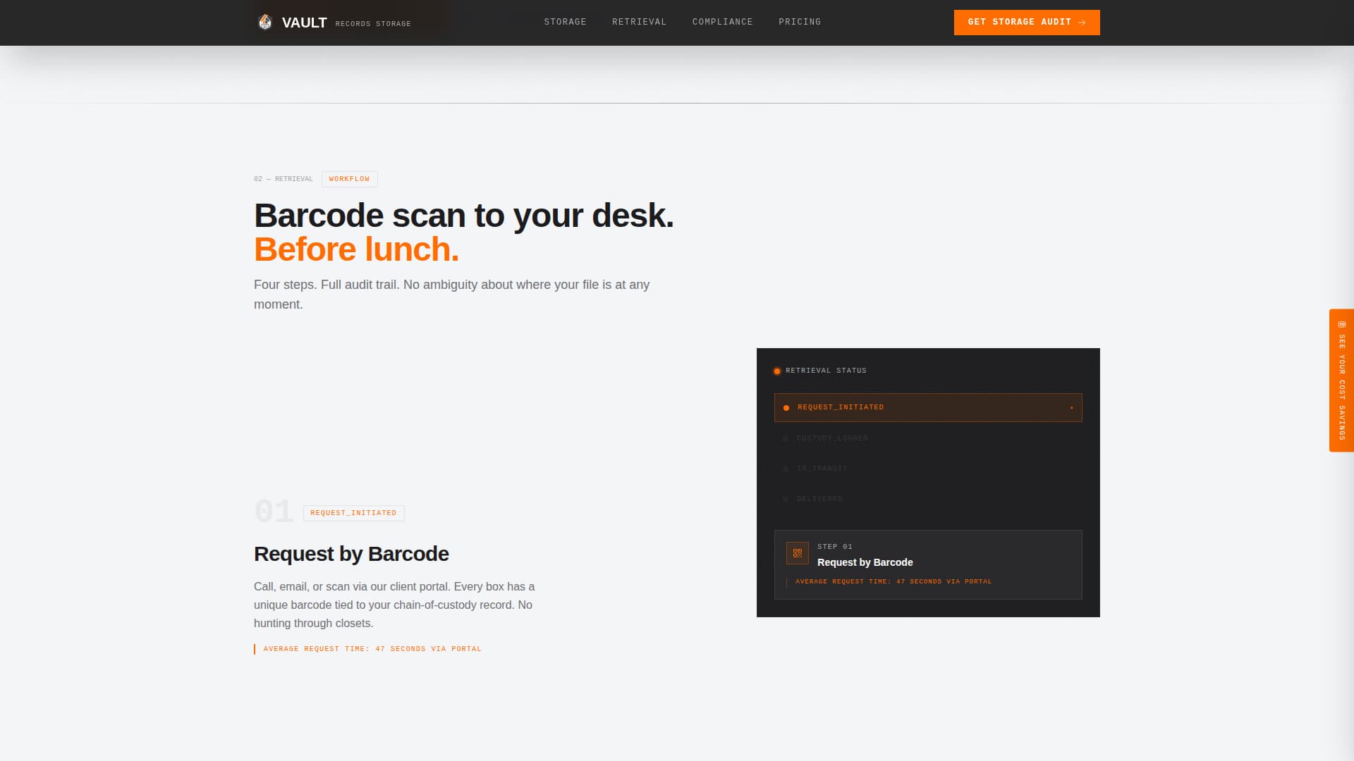 Warehouse & Distribution Cost Calculator Website Template