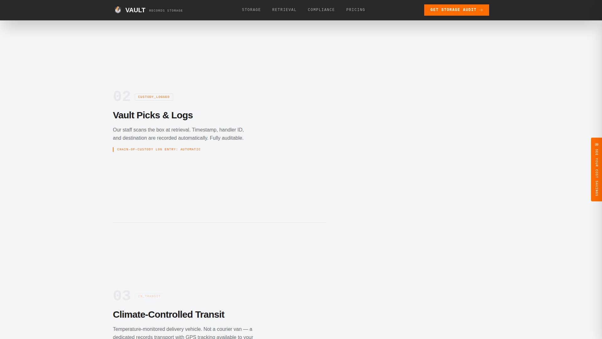 Warehouse & Distribution Cost Calculator Website Template