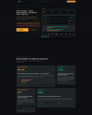 Fleet & Transportation Management Booking Website Template