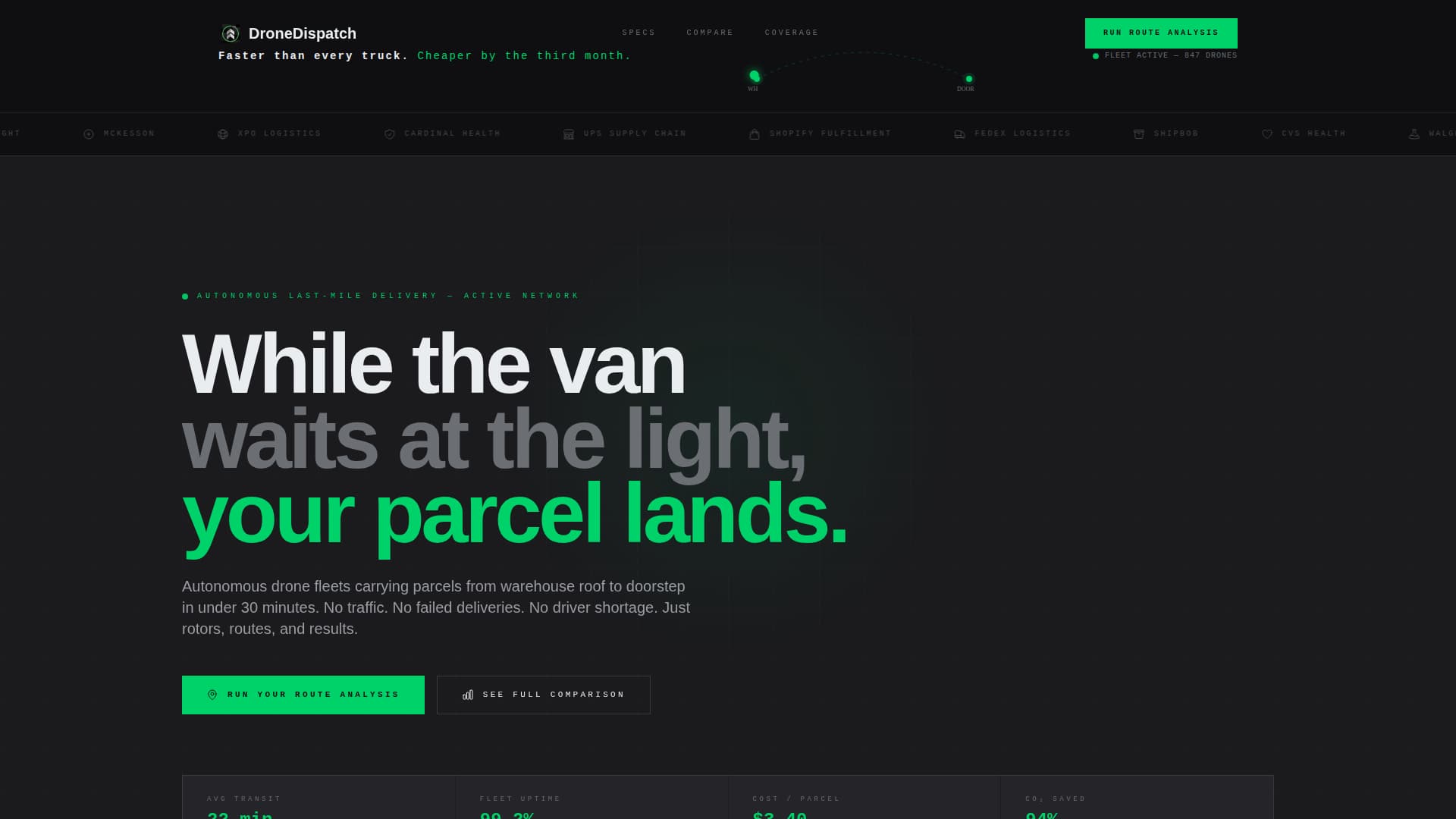 Last-Mile & Delivery Directory Website Template
