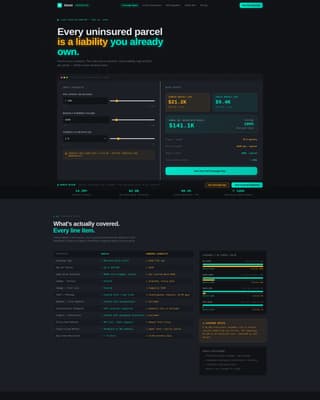 E-Commerce Parcel Logistics Pricing Website Template